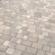 ALPHA TRIO SILVER HAZE RUMBLED BLOCK PAVING