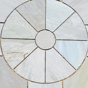 Kandla Grey Sandstone Paving Circles
