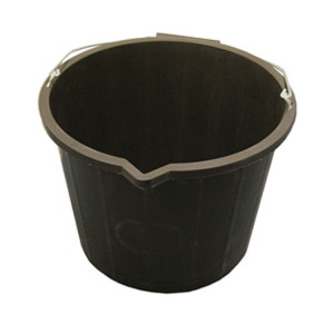 3 GALLON BLACK BUCKET