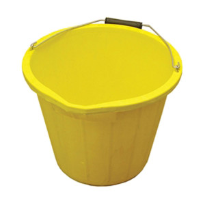 3 GALLON YELLOW BUCKET