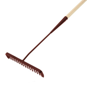 TARMAC RAKE WOOD HANDLE