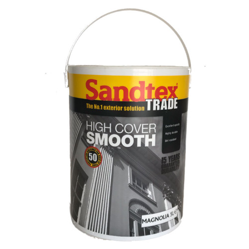 SANDTEX TRADE HIGH COVER SMOOTH MAGNOLIA 5 LITRE