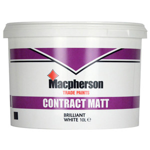 CONTRACT MATT BRILLIANT WHITE 10 LITRE
